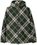 Buy 버버리 그린 체크 후드 집업 캐주얼 자켓. 80818951