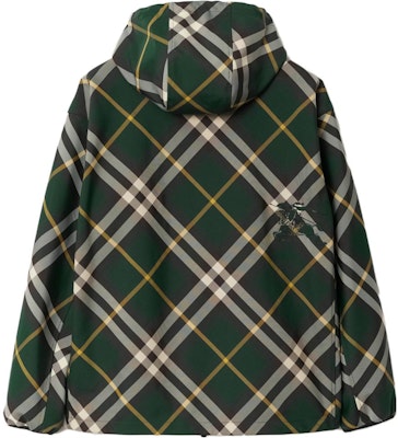 버버리 그린 체크 후드 집업 캐주얼 자켓. 80818951 Lookbook 버버리 그린 체크 후드 집업 캐주얼 자켓. 80818951