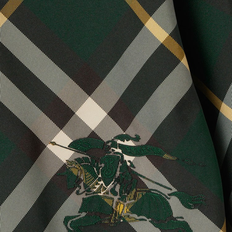 Sizing 버버리 그린 체크 후드 집업 캐주얼 자켓. 80818951