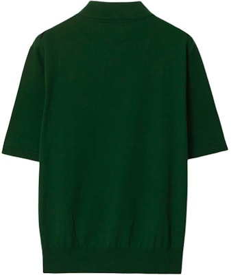 Burberry 綠色撞色菱形格紋針織POLO衫 80831931 Lookbook Burberry 綠色撞色菱形格紋針織POLO衫 80831931