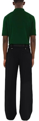 Burberry 綠色撞色菱形格紋針織POLO衫 80831931 Details for Burberry 綠色撞色菱形格紋針織POLO衫 80831931