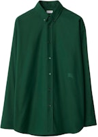 Burberry Kemeja Hijau Kapas Lengan Panjang Klasik Button-Down Fit 80828851 Order Burberry Kemeja Hijau Kapas Lengan Panjang Klasik Button-Down Fit 80828851