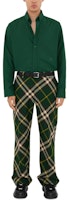 Burberry Kemeja Hijau Kapas Lengan Panjang Klasik Button-Down Fit 80828851 Shop Burberry Kemeja Hijau Kapas Lengan Panjang Klasik Button-Down Fit 80828851