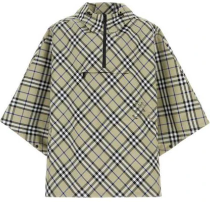 Burberry Green Embroidered Striped Hooded Pullover Jacket. 80957091 Order Burberry Green Embroidered Striped Hooded Pullover Jacket. 80957091