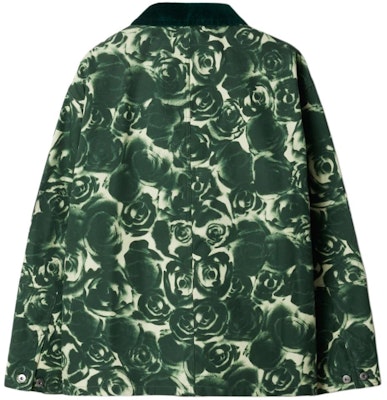 버버리 그린 플로럴 로즈 버튼 클로저 카라 코튼 자켓. 80806141 Lookbook 버버리 그린 플로럴 로즈 버튼 클로저 카라 코튼 자켓. 80806141