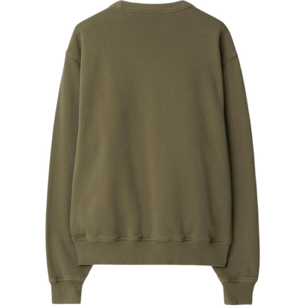 Lookbook 버버리 그린 나이트 자수 크루넥 오버사이즈 스웨트셔츠. 80936031