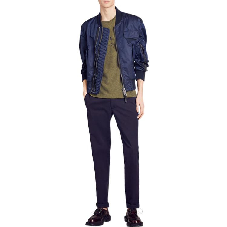 Burberry  Green Letter Logo Print Crew Neck Short Sleeve T-Shirt. 40601241 圖 3