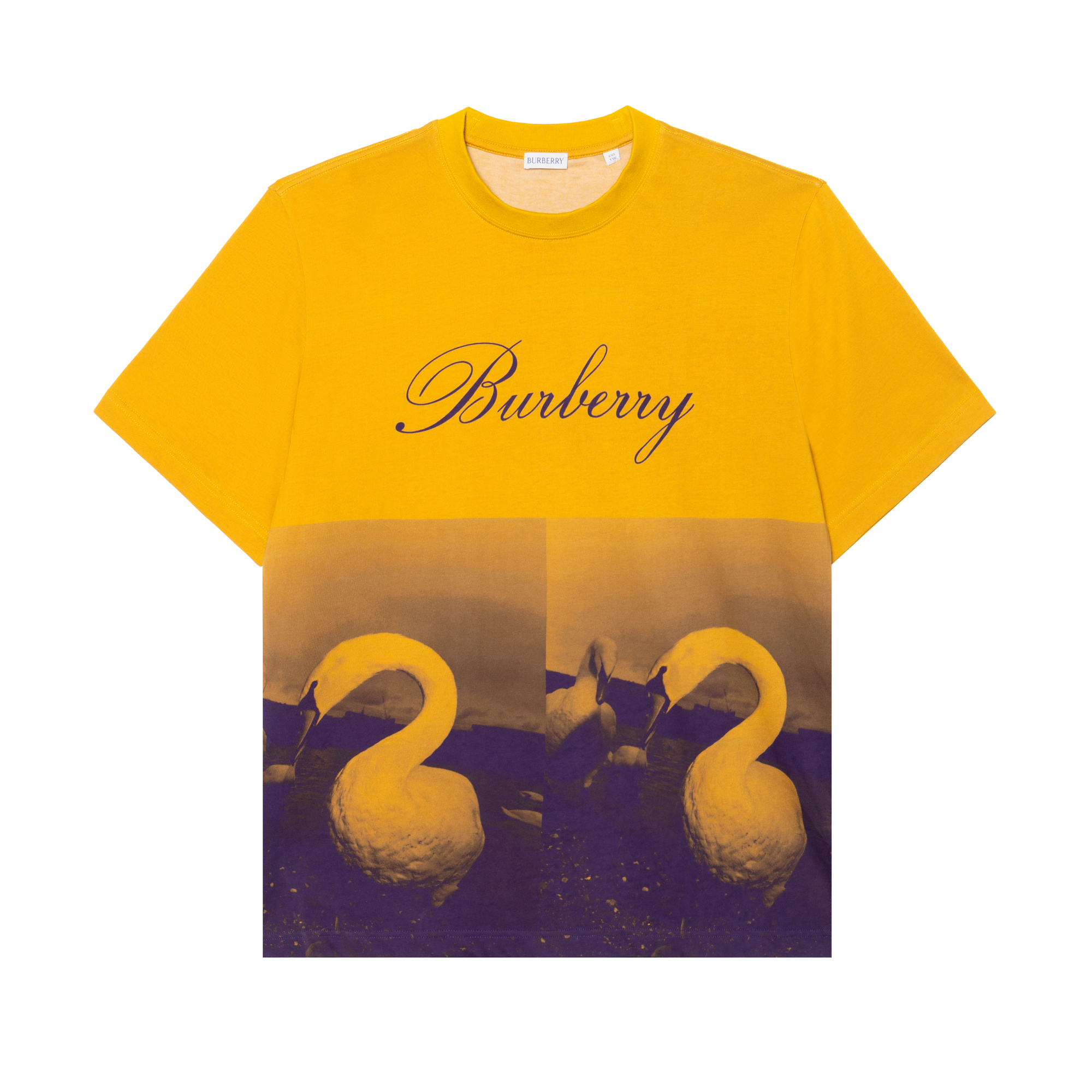 Burberry  Green Logo Crewneck Slim Fit Short Sleeve T-Shirt 80778741