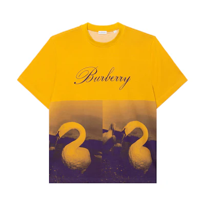 Burberry Green Logo Crewneck Slim Fit Short Sleeve T-Shirt 80778741