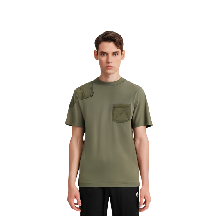 Burberry  Green Pocket Crewneck T-Shirt Short Sleeve 80767381 圖 7