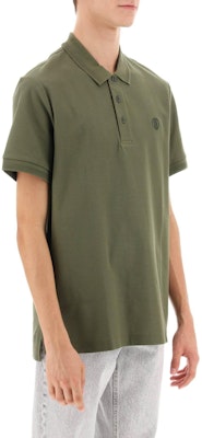 Burberry Green Polo Shirt with Solid Color and Embroidered Logo. 80831561 Purchase Burberry Green Polo Shirt with Solid Color and Embroidered Logo. 80831561