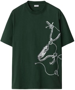 Burberry T-Shirt Hijau Cetak Longgar Leher Bulat. 80895781 Buy Burberry T-Shirt Hijau Cetak Longgar Leher Bulat. 80895781