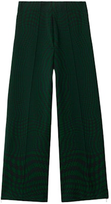 Burberry 綠色條紋彈性腰直筒針織運動長褲 80811541 Buy Burberry 綠色條紋彈性腰直筒針織運動長褲 80811541