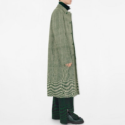 Burberry 綠色條紋彈性腰直筒針織運動長褲 80811541 Details for Burberry 綠色條紋彈性腰直筒針織運動長褲 80811541