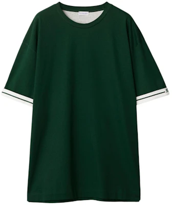 Burberry Green Striped Print Cotton Crewneck T-Shirt Short Sleeve 80813011 Order Burberry Green Striped Print Cotton Crewneck T-Shirt Short Sleeve 80813011