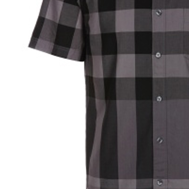 Details for Burberry 灰色格紋印花短袖襯衫 38463771