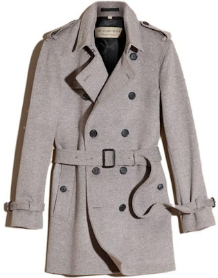 Burberry Kelabu Kensington Trench Coat Berkancing Dua dengan Tali Pinggang. 40226921 Order Burberry Kelabu Kensington Trench Coat Berkancing Dua dengan Tali Pinggang. 40226921