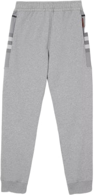 Burberry 灰色格紋側邊口袋針織慢跑褲 80570121 Order Burberry 灰色格紋側邊口袋針織慢跑褲 80570121