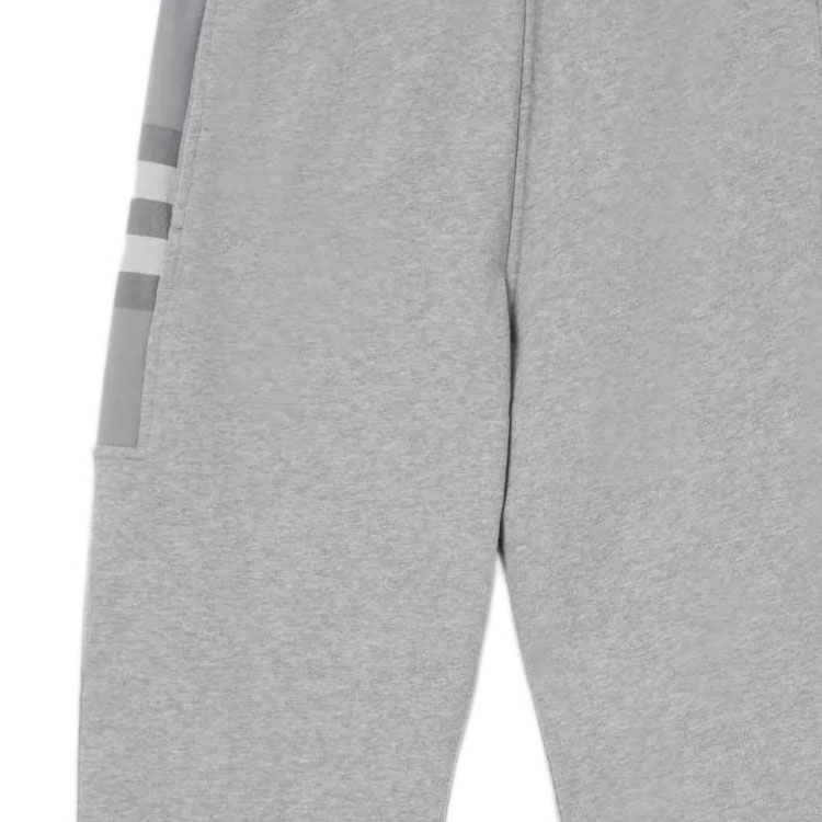 Sizing Burberry 灰色格紋側邊口袋針織慢跑褲 80570121