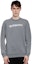 Lookbook Burberry Grey Logo Print Crewneck Pullover Sweatshirt Abu-Abu 80529921