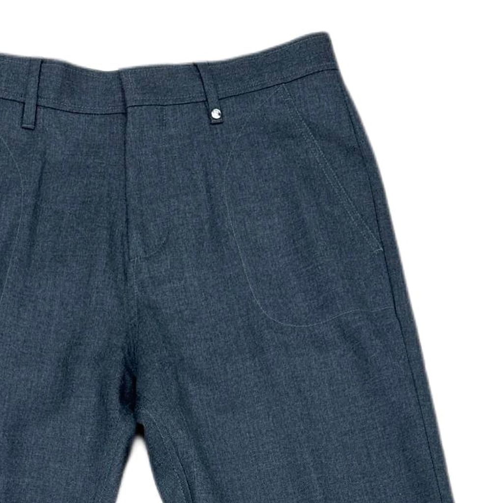 Burberry  Grey Straight-Leg Zip Pocket Suit Pants 80556521 圖 5