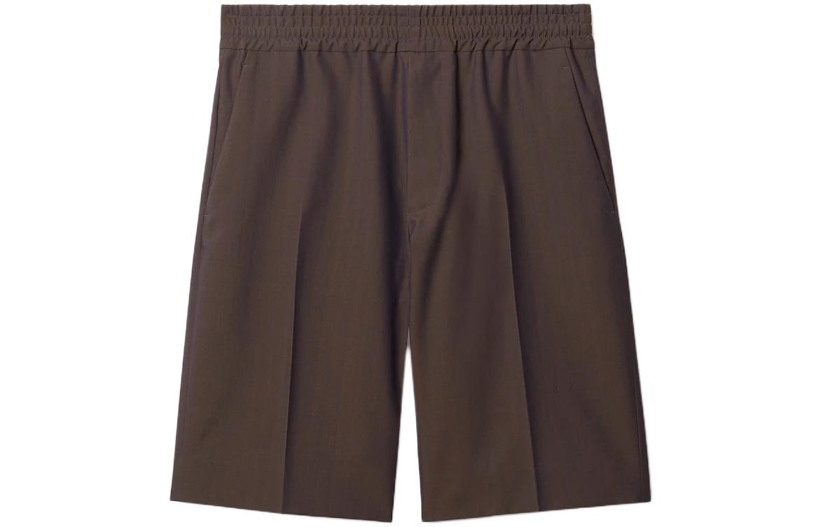 Burberry  Herringbone Drawstring Elastic Waist Casual Shorts Ink Bucket Color 80870861