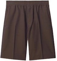 Burberry Herringbone Drawstring Elastic Waist Casual Shorts Ink Bucket Color 80870861 Burberry Herringbone Drawstring Elastic Waist Casual Shorts Ink Bucket Color 80870861