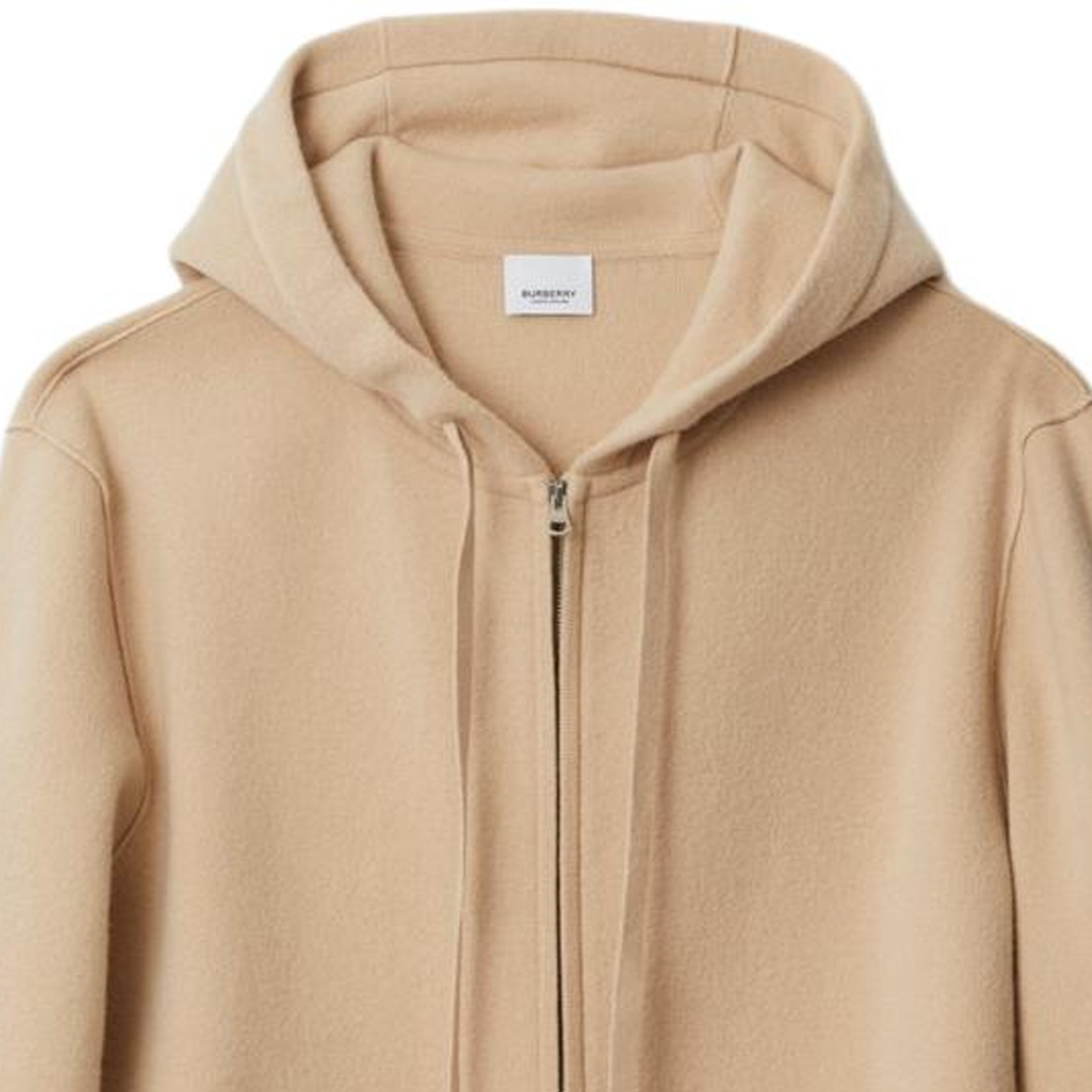 Shop Sudadera Burberry Amarillo-Marrón con Logo Bordado y Cremallera Completa. 80896641