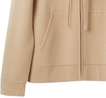 Burberry Hoodie Kuning-Coklat Logo Sulaman dan Zip Penuh. 80896641 Details for Burberry Hoodie Kuning-Coklat Logo Sulaman dan Zip Penuh. 80896641