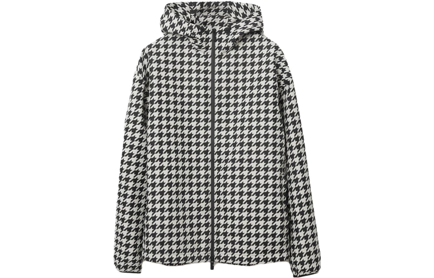 Burberry  Houndstooth Full-Zip Hoodie Jacket Multicolor. 80818941