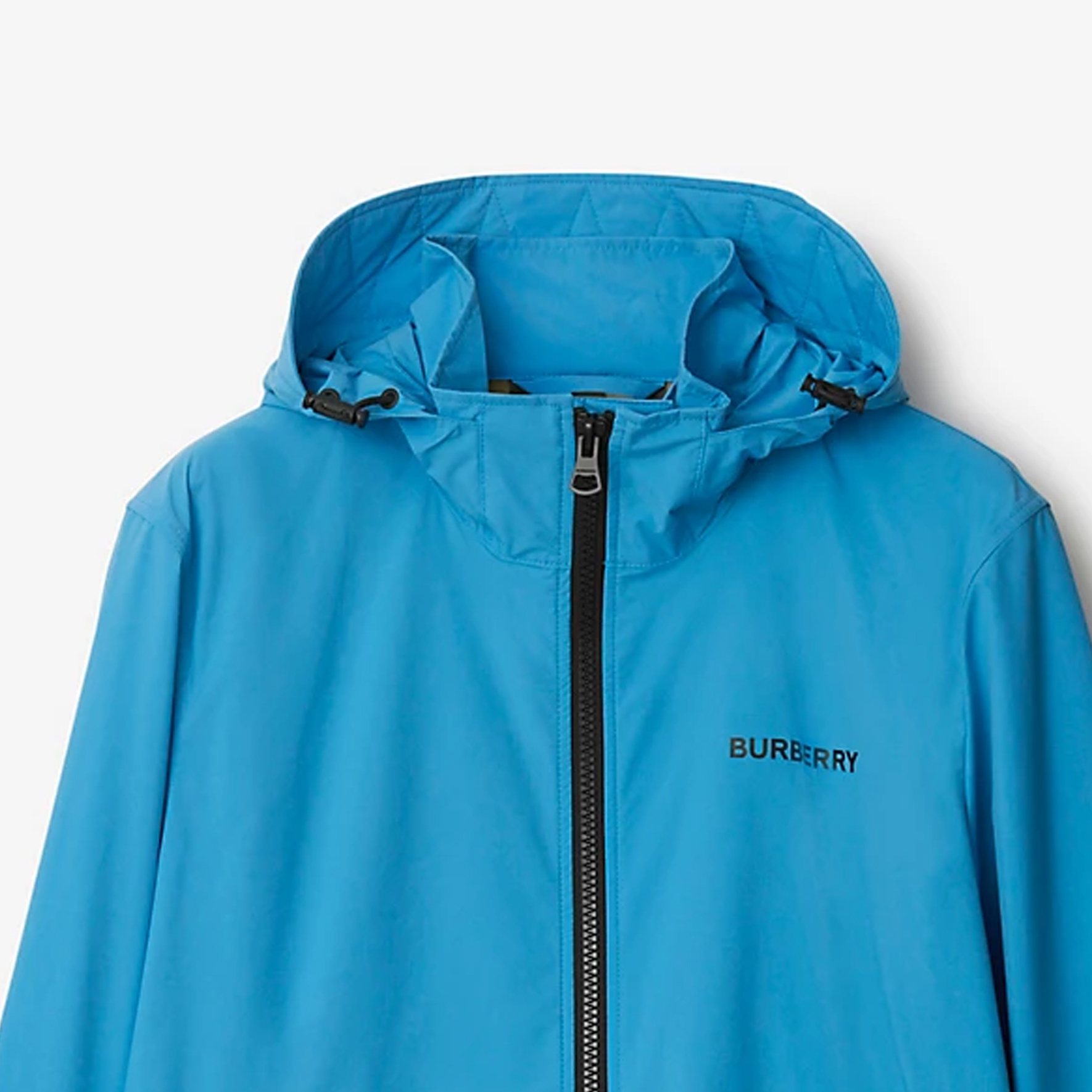 Details for バーバリー ハイドランジアブルー ロゴプリント フーデッドジャケット. 80842271