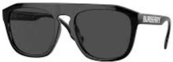 Burberry Irregular Black Acetate Sunglasses with Solid Logo Design. 0BE4396U300187 Burberry Irregular Black Acetate Sunglasses with Solid Logo Design. 0BE4396U300187