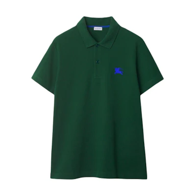 Burberry Ivy Green Slim Fit Polo Shirt with Logo Embroidery. 80849351