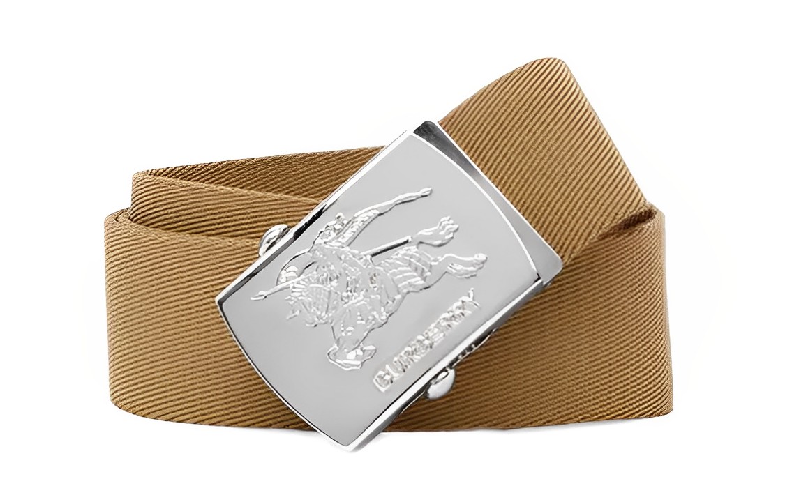 Burberry  Leather Belt Casual Fashion Smooth Buckle 4cm Wide. 80629201