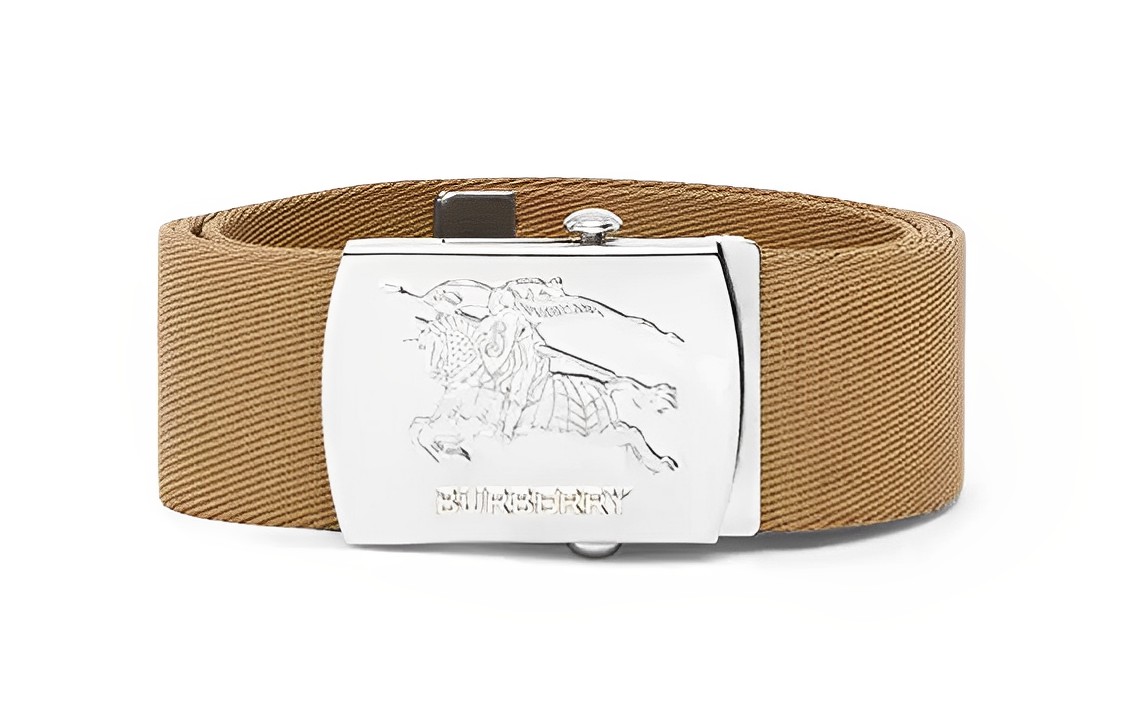 Lookbook Burberry Ikat Pinggang Kulit Kasual Fashion Gesper Halus Lebar 4cm. 80629201