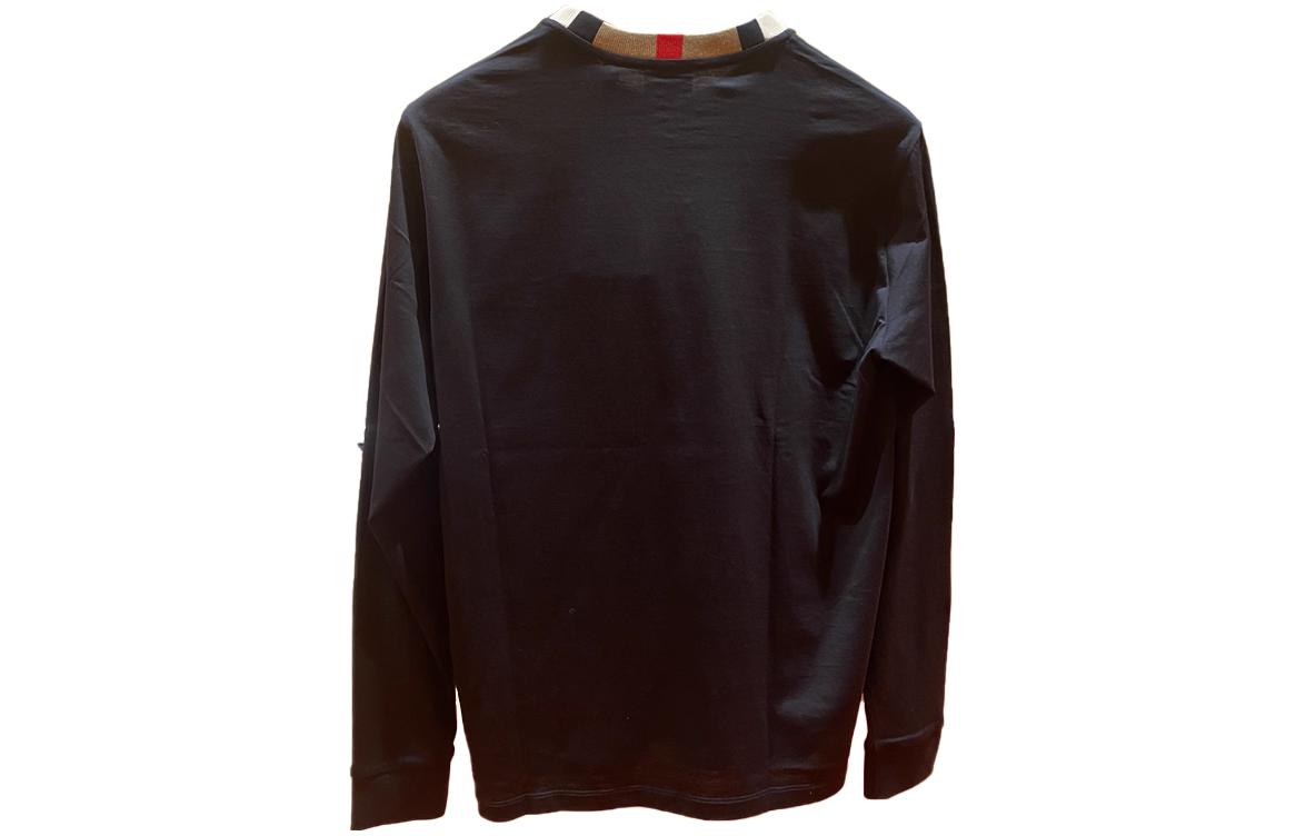 Lookbook Burberry  Letter Print Crewneck Long Sleeve T-Shirt. 80751881