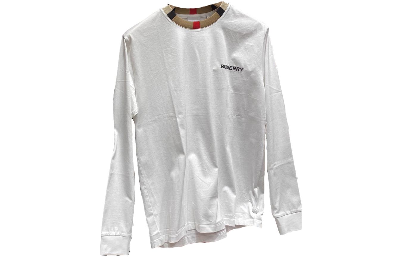 Sizing Burberry  Letter Print Crewneck Long Sleeve T-Shirt. 80751881