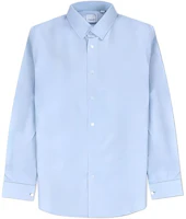 Burberry Light Blue Solid Color Single-Breasted Long-Sleeve Shirt 80137341 Burberry Light Blue Solid Color Single-Breasted Long-Sleeve Shirt 80137341