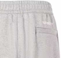Shop Burberry Light Grey Jogger Knit Sweatpants with Elastic Waist. 80530191