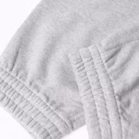 Sizing Burberry Light Grey Jogger Knit Sweatpants with Elastic Waist. 80530191