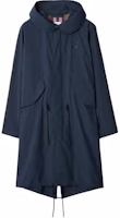 Burberry Lightweight Navy Blue Hooded Long Parka Coat. 80842301 Burberry Lightweight Navy Blue Hooded Long Parka Coat. 80842301