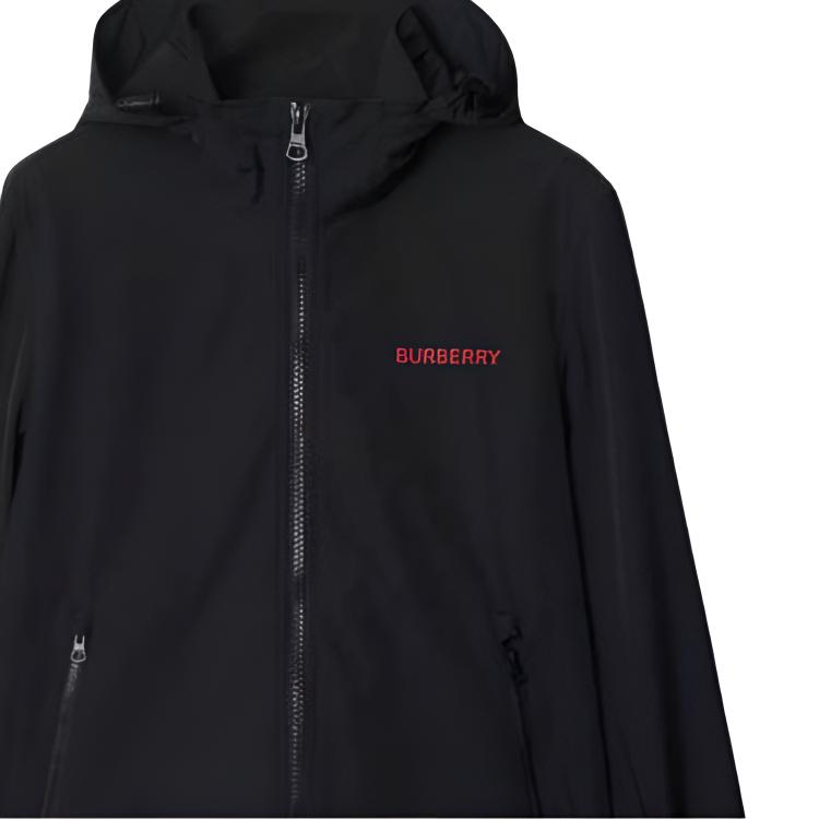 Burberry  Logo Cotton Hooded Jacket with Zipper. 81040961 圖 3