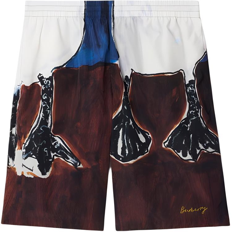 Burberry  Logo Embroidered Casual Shorts - Multiple Colors. 80835431