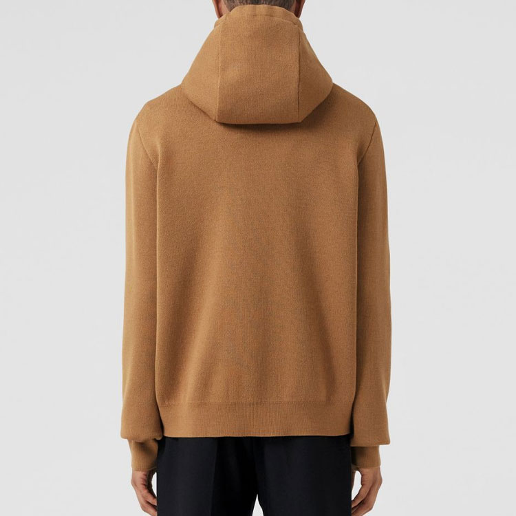 Burberry  Logo Embroidered Hoodie Brown 80636571 圖 4