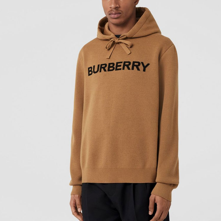 Burberry  Logo Embroidered Hoodie Brown 80636571 圖 5