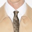 Shop Burberry Logo Pattern Tie in Camel. 8071469