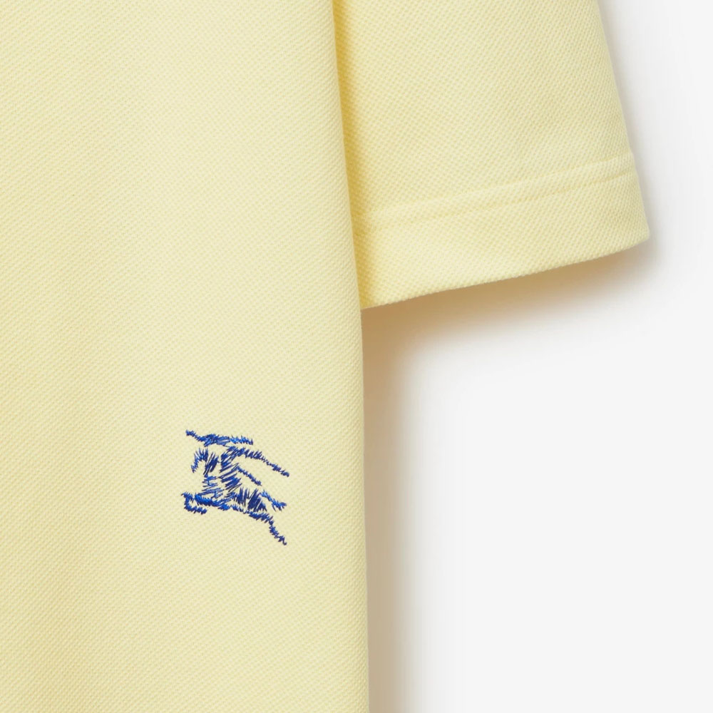 Cheap Burberry  Logo Print Short Sleeve Polo Shirt Light Mulberry Color 80836021