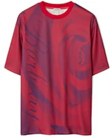 Burberry Logo Rose Print Crewneck T-Shirt Postbox Red. 80776551 Burberry Logo Rose Print Crewneck T-Shirt Postbox Red. 80776551