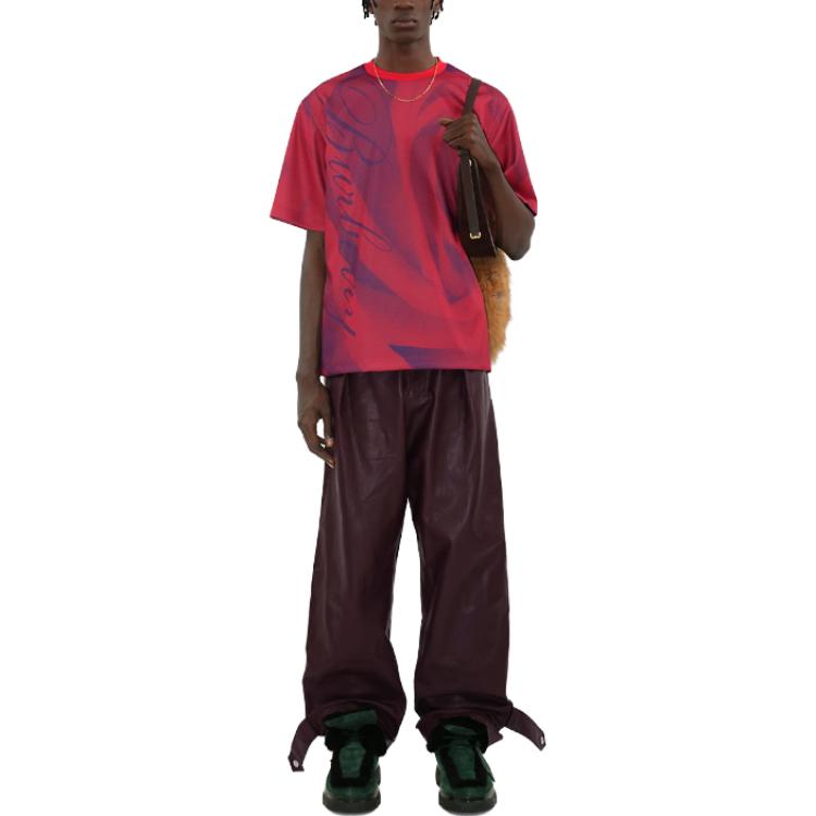 Lookbook Burberry  Logo Rose Print Crewneck T-Shirt Postbox Red. 80776551