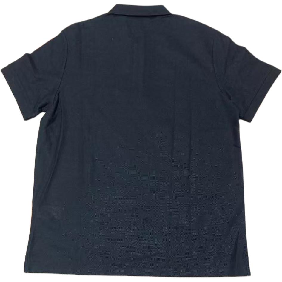 Lookbook 博柏利黑色纯棉直筒标志性短袖POLO衫 80843651